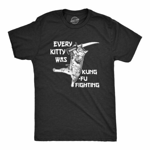 Every Kitty Was Kung Fu Fighting Men’s Tshirt