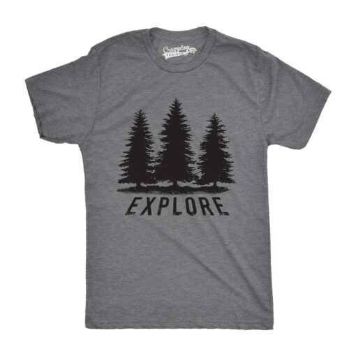 Explore Pine Trees Men’s Tshirt