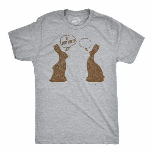 Faceless Chocolate Bunny Men’s Tshirt