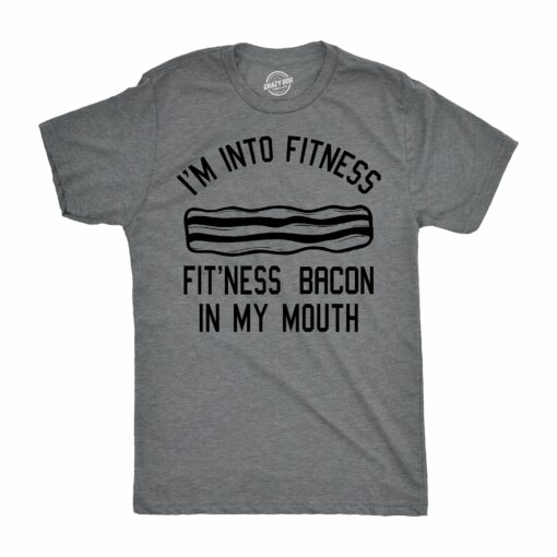 Fitness Bacon In My Mouth Men’s Tshirt