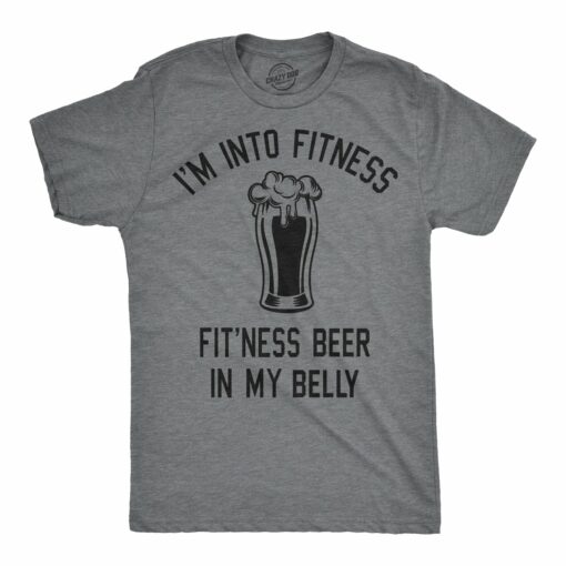 Fitness Beer In My Belly Men’s Tshirt