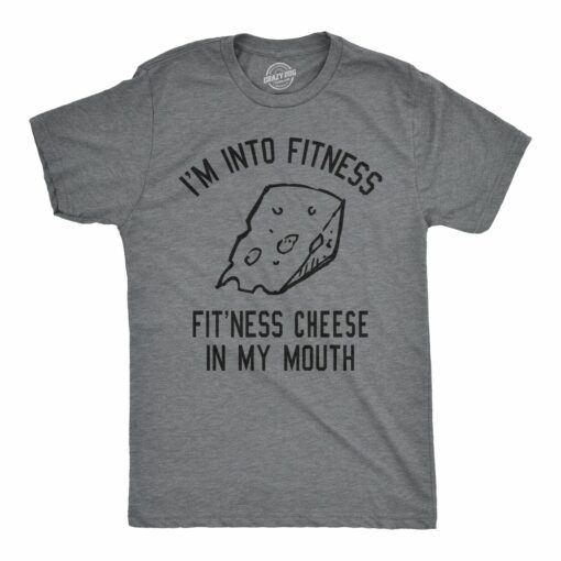 Fitness Cheese In My Mouth Men’s Tshirt