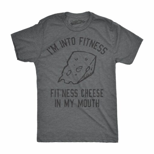 Fitness Cheese In My Mouth Men’s Tshirt