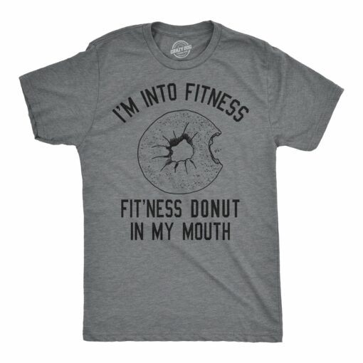 Fitness Donut In My Mouth Men’s Tshirt