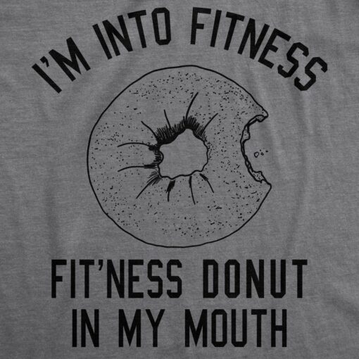 Fitness Donut In My Mouth Men’s Tshirt