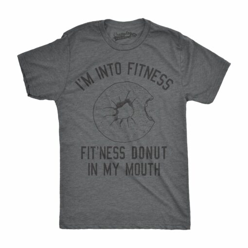 Fitness Donut In My Mouth Men’s Tshirt