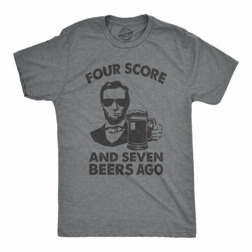 Four Score And Seven Beers Ago Men’s Tshirt