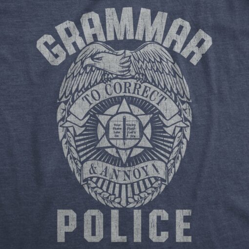 Grammar Police Men’s Tshirt