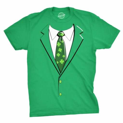 Green Irish Tuxedo Men’s Tshirt