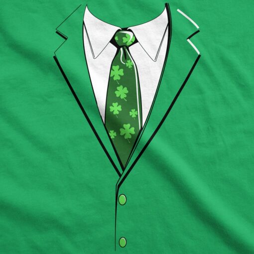 Green Irish Tuxedo Men’s Tshirt