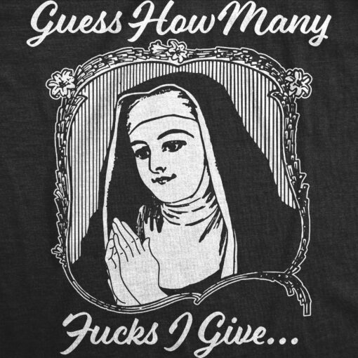 Guess How Many Fucks I Give Men’s Tshirt