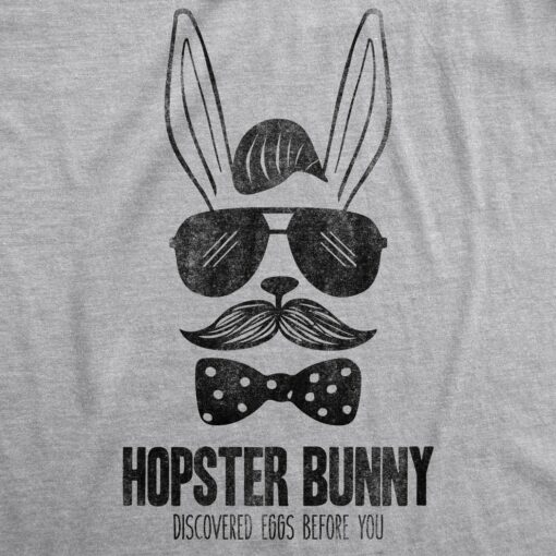 Hipster Bunny Discovered Eggs Before You Men’s Tshirt