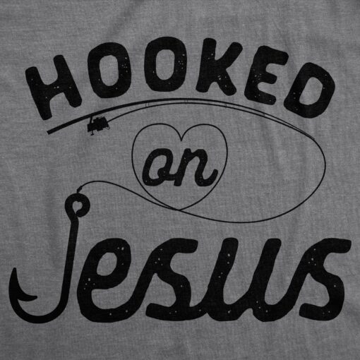 Hooked On Jesus Men’s Tshirt