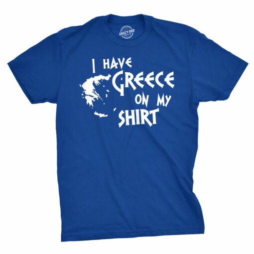 I Have Greece On My Shirt Men’s Tshirt