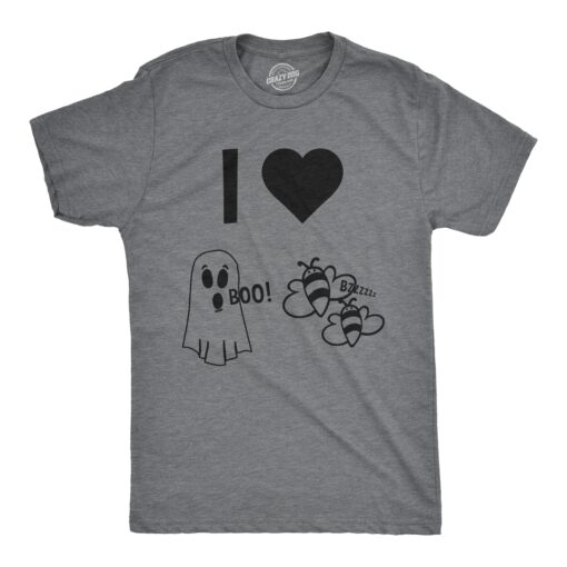 I Heart Boo Bees Men’s Tshirt