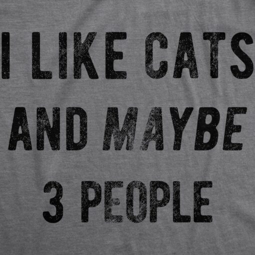 I Like Cats And Maybe 3 People Men’s Tshirt