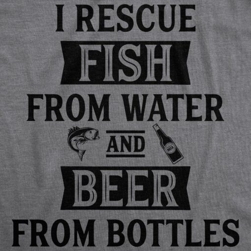 I Rescue Fish And Beer Men’s Tshirt