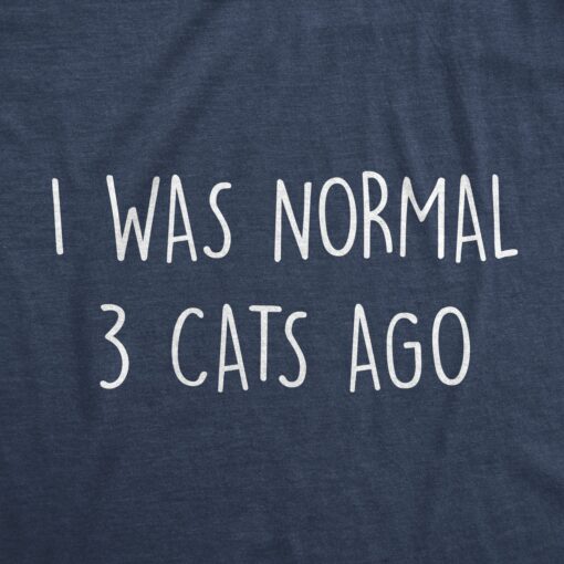 I Was Normal 3 Cats Ago Men’s Tshirt