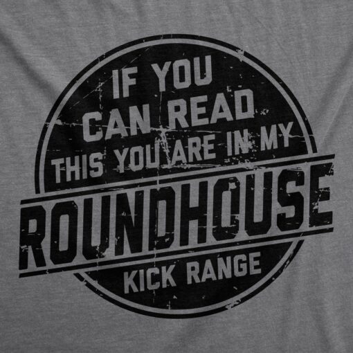 If You Can Read This You Are In My Roundhouse Kick Range Men’s Tshirt