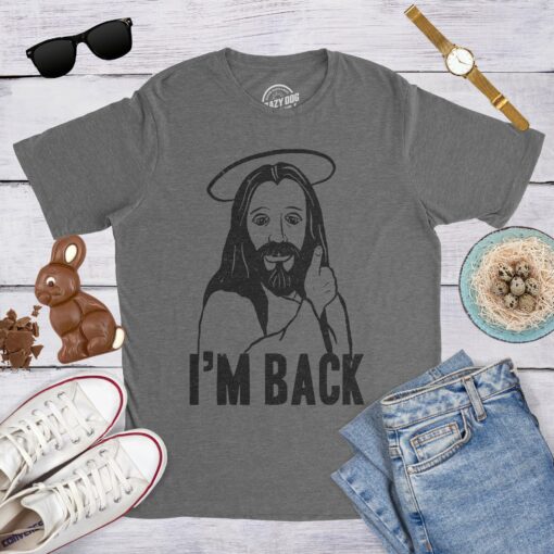 I’m Back Jesus Men’s Tshirt