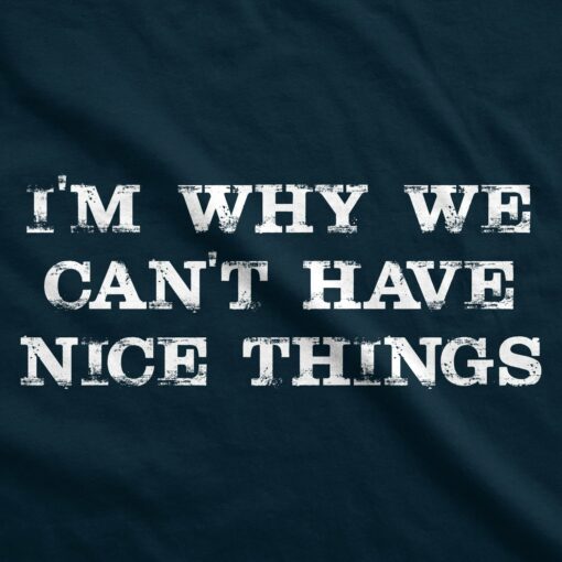 I’m Why We Can’t Have Nice Things Men’s Tshirt