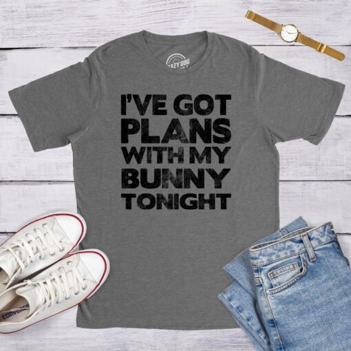 I’ve Got Plans With My Bunny Tonight Men’s Tshirt