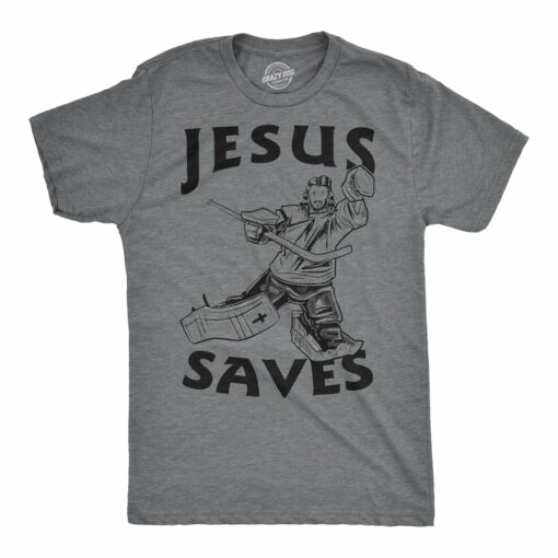 Jesus Saves Hockey Men’s Tshirt