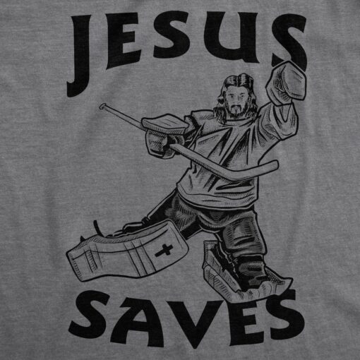 Jesus Saves Hockey Men’s Tshirt