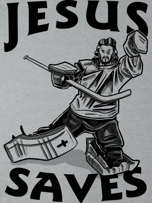 Jesus Saves Hockey Men’s Tshirt