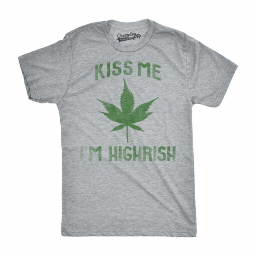 Kiss Me I’m Highrish Men’s Tshirt