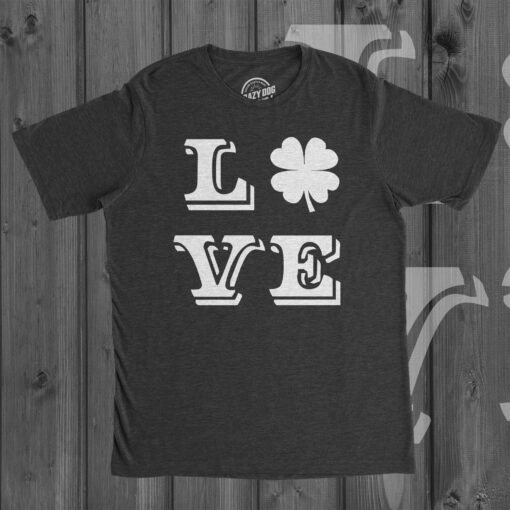 LOVE Lucky Clover Men’s Tshirt