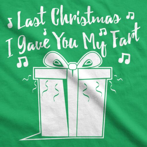 Last Christmas I Gave You My Fart Men’s Tshirt