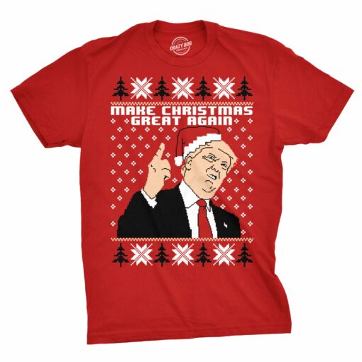Make Christmas Great Again Ugly Christmas Sweater Men’s Tshirt