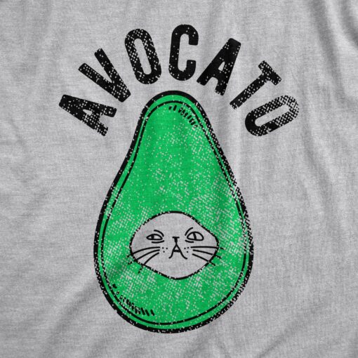 Mens Avocato Tshirt Funny Avocado Cat Graphic Novelty Graphic Vintage Tee