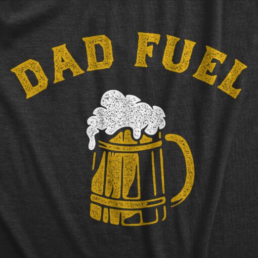 Mens Dad Fuel T Shirt Funny Father’s Day Beer Drinking Pint Lager Ale Lover Tee For Guys