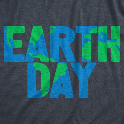 Mens Earth Day T Shirt Cool Green Recycling Nature Lovers Graphic Novelty Tee For Guys