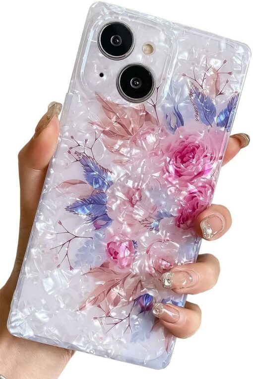 Mother Of Pearl Phone Case Flower Pearl