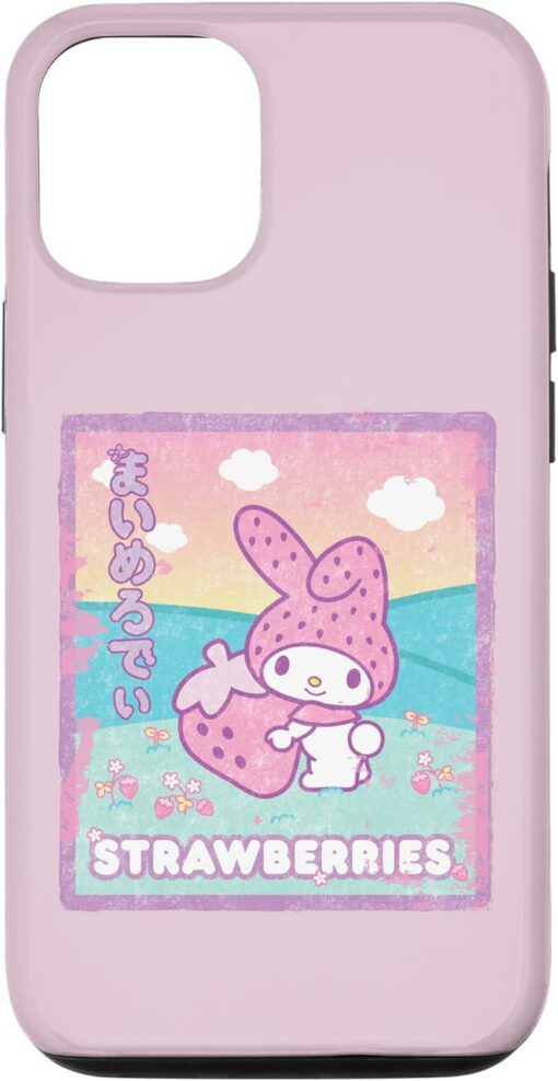 My Melody Phone Case Strawberry Milk Cute Kawaii Sanrio