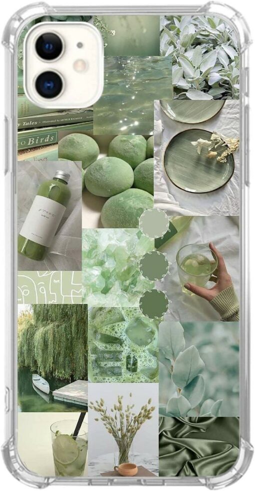 Sage Green Phone Case Indie Trippy Cover