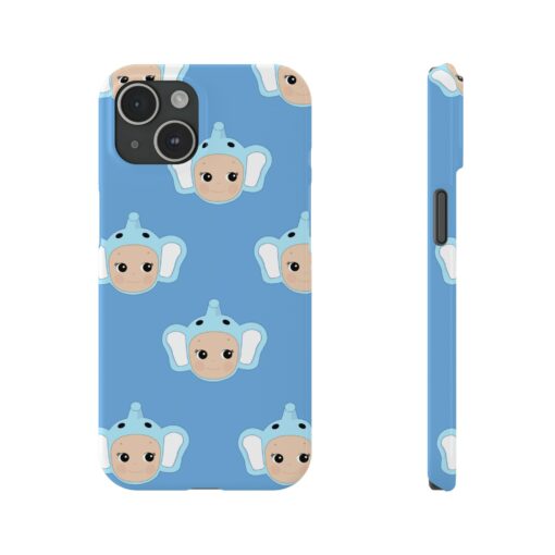 Sonny Angel Phone Case Inspired Elephant Blue Trendy Cute