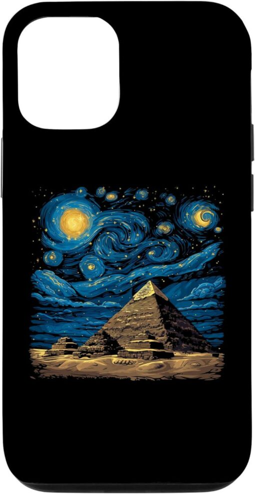 Van Gogh Phone Case Egypt Egyptian Pyramid Artistic