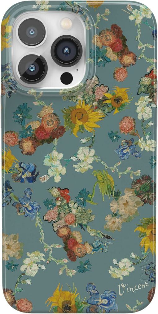 Van Gogh Phone Case Flowers The Museum 50th Anniversary