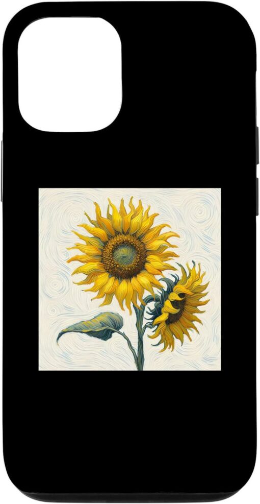 Van Gogh Phone Case Sunflowers Artistic Style Vincent