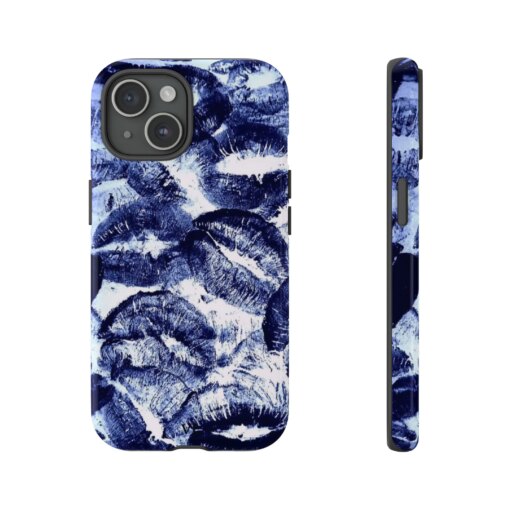 Vanilla Lanes Phone Case Blue Smooches Aesthetics Trendy