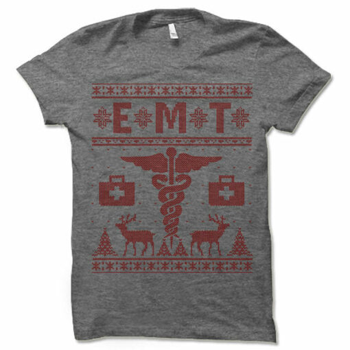 EMT Christmas Ugly T-Shirt