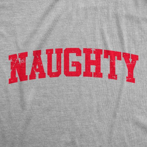 Mens Naughty T Shirt Funny Mischievous Xmas Spirit Lovers Tee For Guys