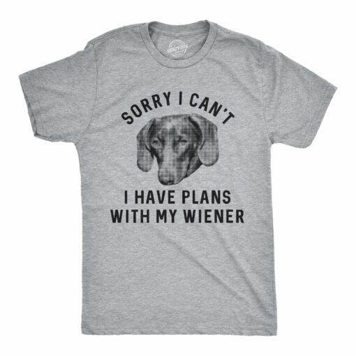 Mens Sorry I Can’t I Have Plans With My Shih Tzu Tshirt Funny Pet Puppy Animal Lover Novelty Tee