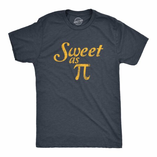 Mens Sweet As Pi Tshirt Funny Nerdy Math Problem Graphic Novelty Tee