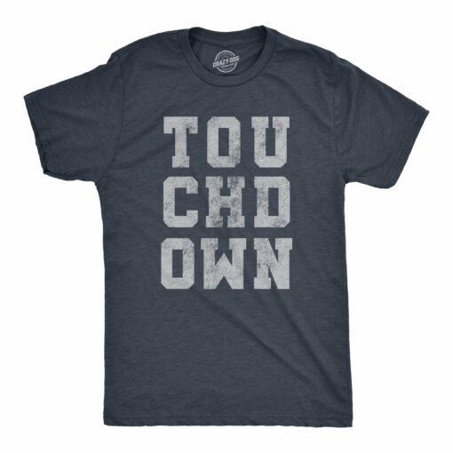 Mens Touchdown Tshirt Funny Football Sunday Big Game Novelty Sports Tee