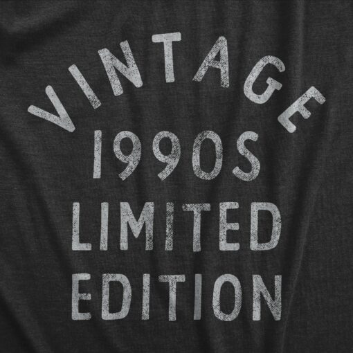 Mens Vintage 1990s Limited Edition T Shirt Funny Cool 1990 Theme Classic Tee For Guys